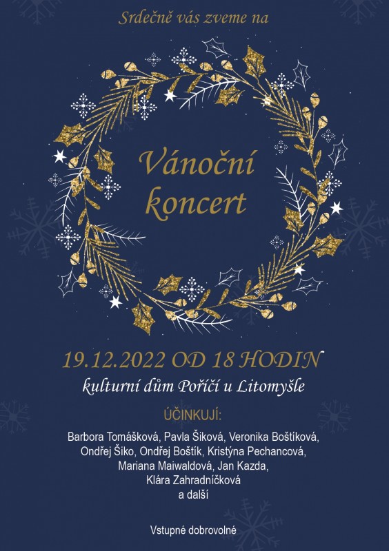 vánoční koncert 2022