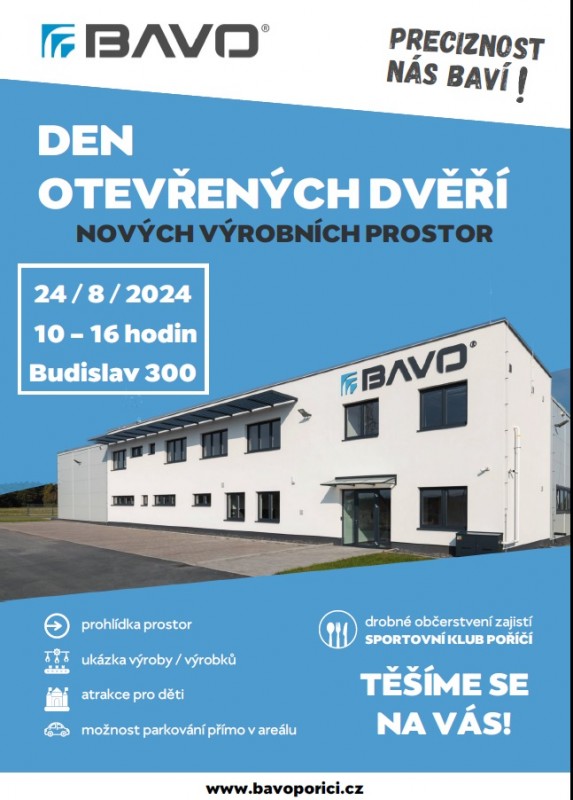 Bavo - den otevřených dveří