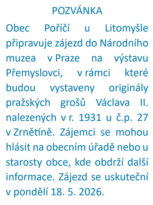 pozvánka - zájezd