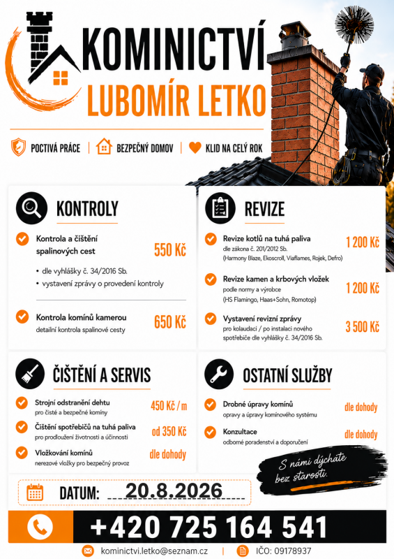 kominík srpen