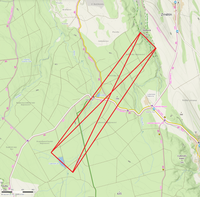 mapa kalamity