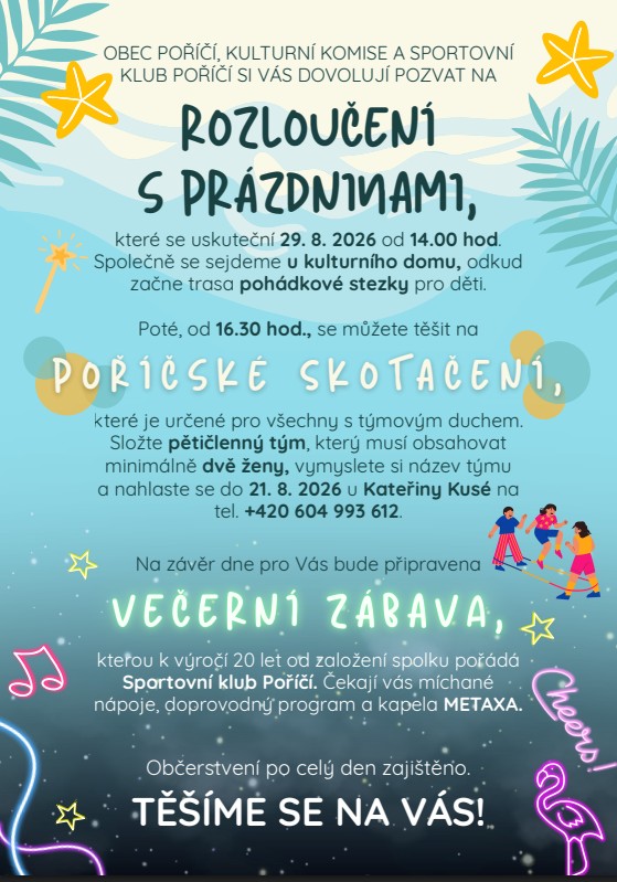 Rozloučení s prázdninami